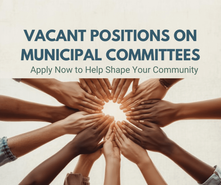 Vacant Positions on Municipal Committees