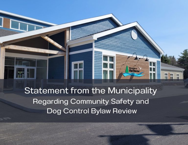 Statement from the Municipality Regarding Community Safety and Dog Control Bylaw Review: