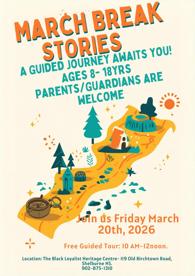 March Break Stories at the Black Loyalist Heritage Centre