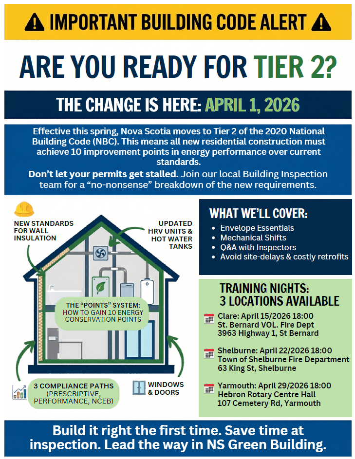 Training for Tier 2 of the 2020 National Building Code