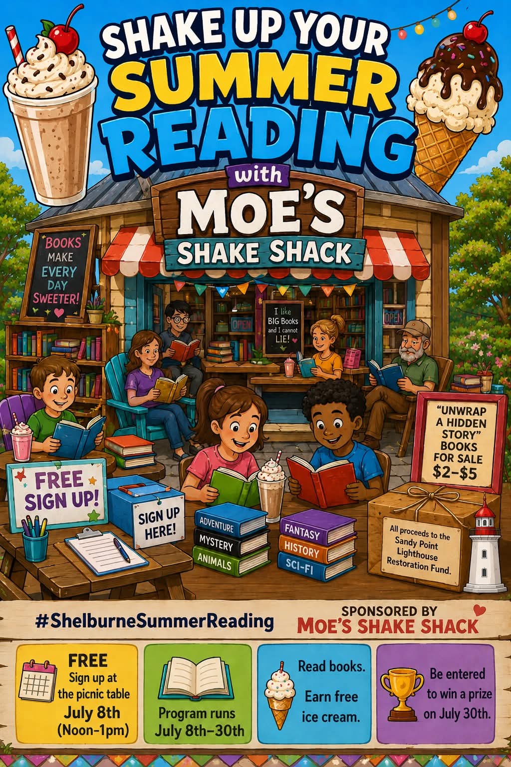 Summer Reading with Moe’s Shake Shack