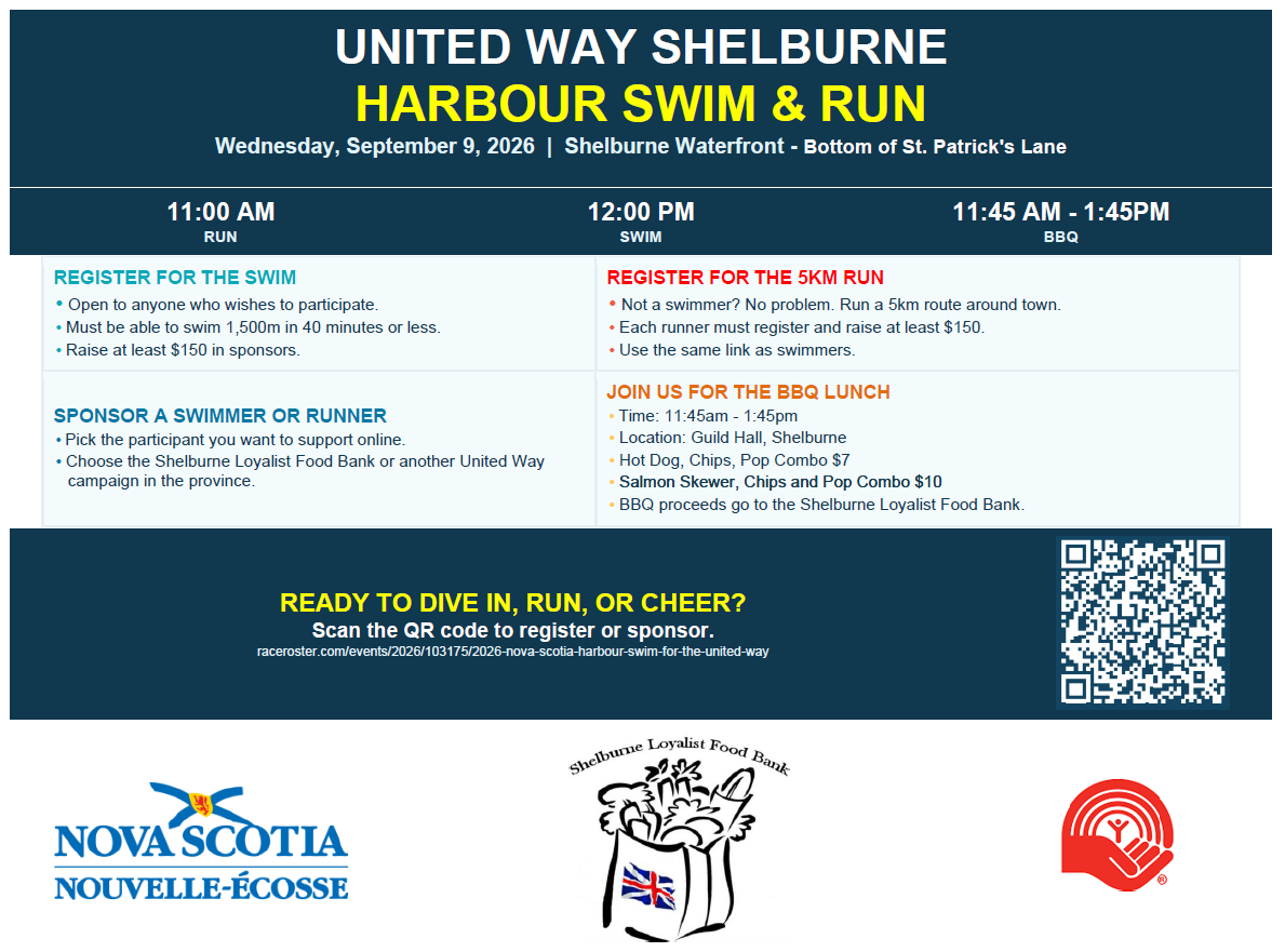 United Way Shelburne Harbour Swim & Run