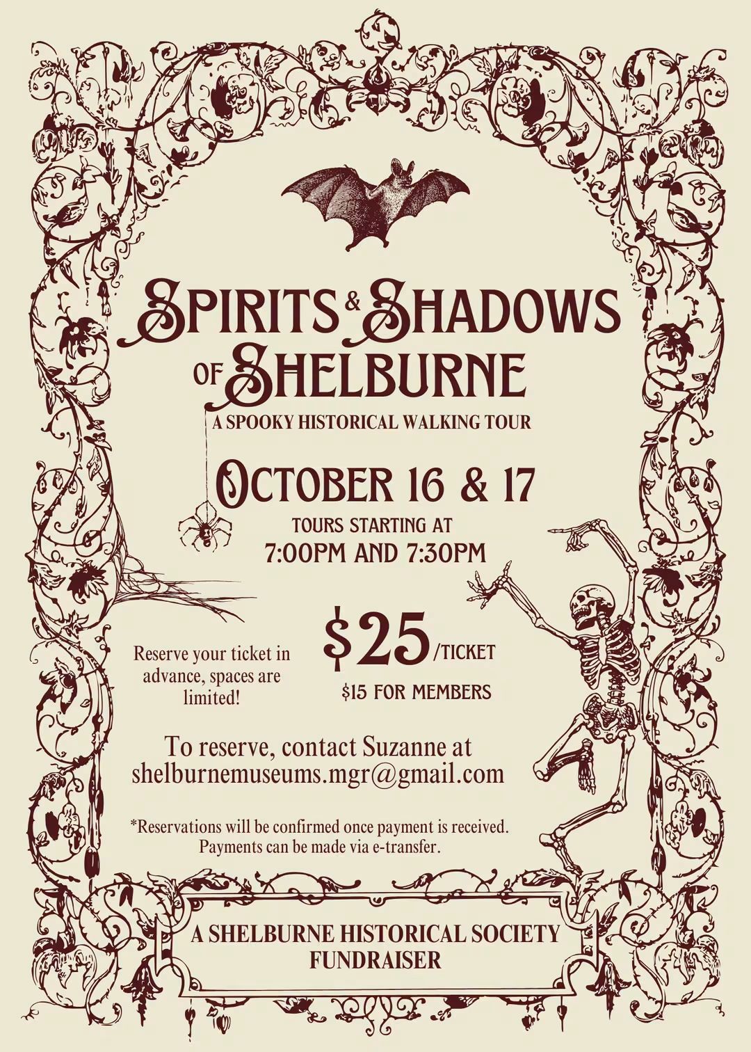 Spirits and Shadows Tour