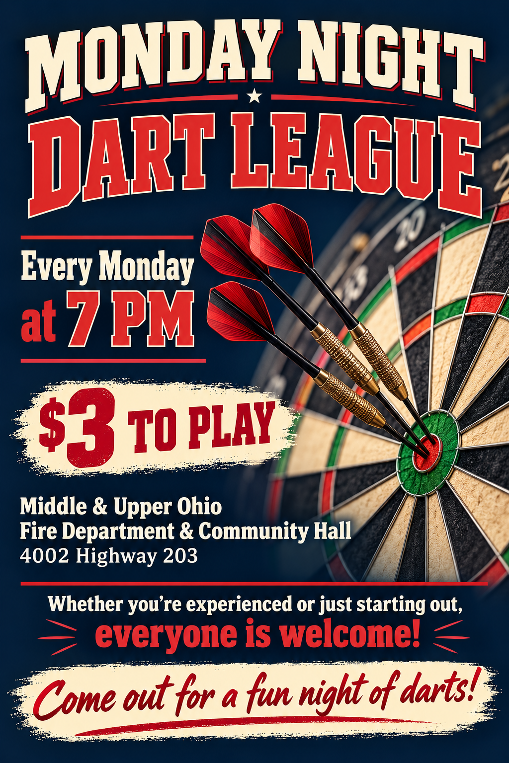 Monday Night Dart League