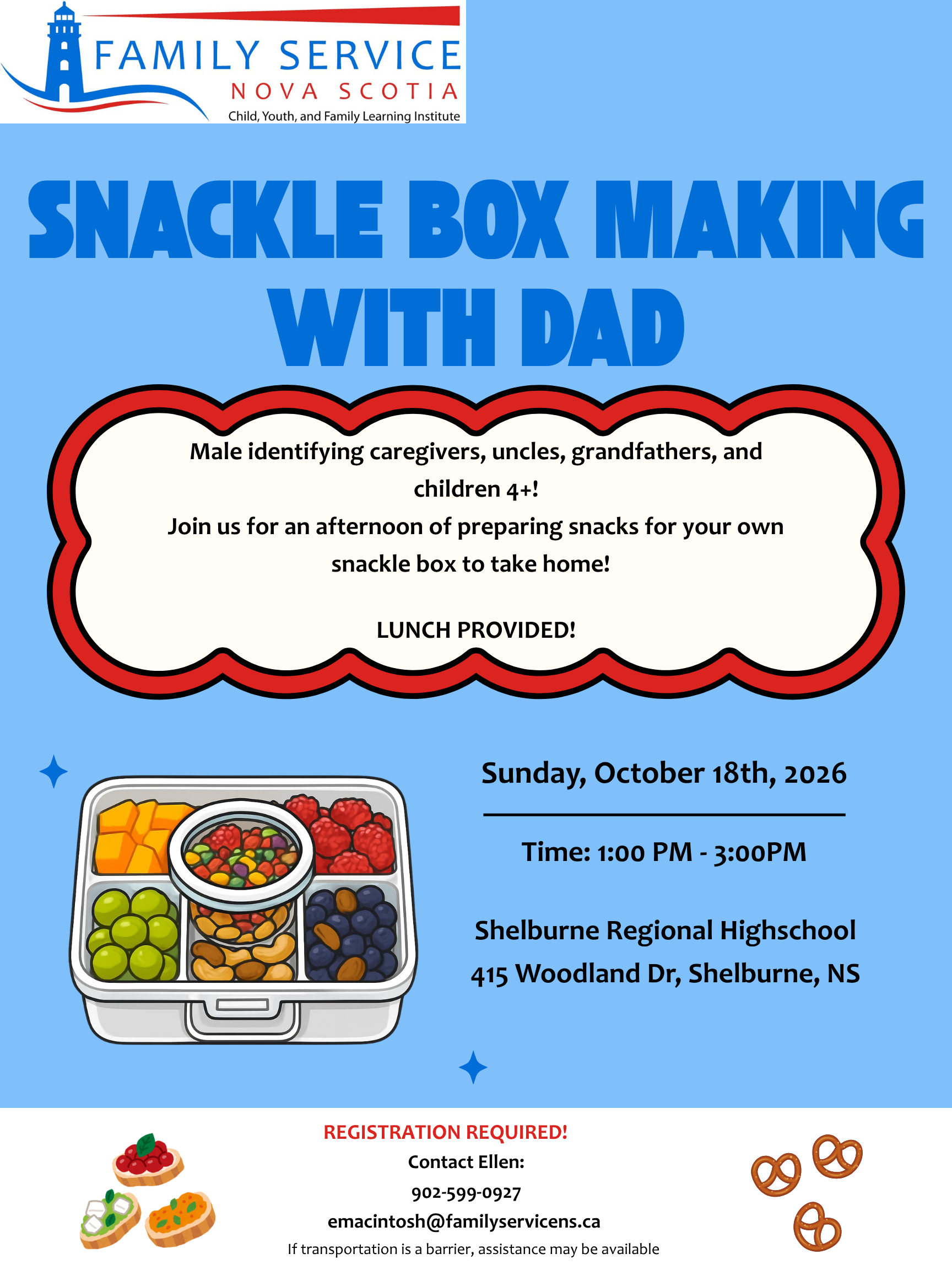 Snackle Box Making with Dad